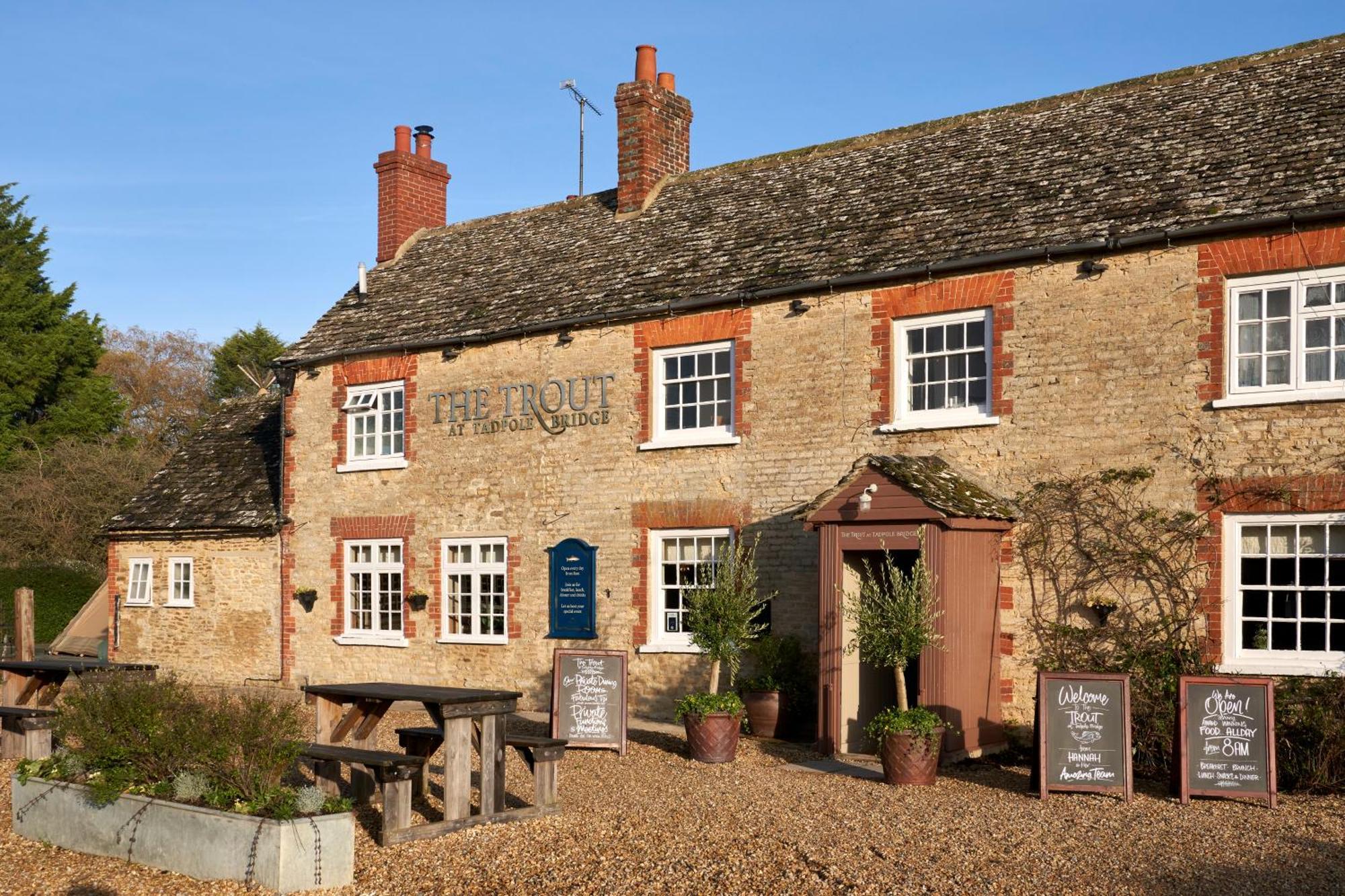 Hotel The Trout At Tadpole Bridge Faringdon Exteriér fotografie